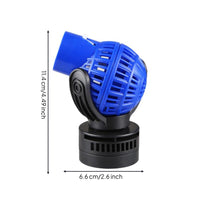 Quiet, powerful wave pump for aquariums.