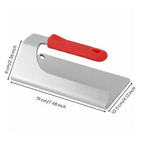 Kitchen Press with Heat-Resistant Handle Stainless Steel Kitchen Press Smooth Cookware for Home Cooks