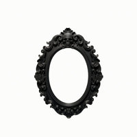 Ornate Oval Wall Frame Intricate Details Ornate Halloween Wall Art