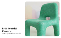 child's Low Chair Safe for Children Molded Confettidesign Chair Easy to Clean