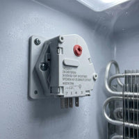 208-240V Refrigerator Defrost Timer 50/60Hz White Plastic Defrost Timer Red Knob Appliance Part