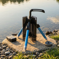 Fishing Rod Stand  Handle Compact Fishing Rod Holder with Tripod Lightweight for Anglers