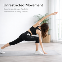 Leggings for Women UK High Waist with Pockets for Gym Workout, Nylon Compression Material, Plus Size Activewear