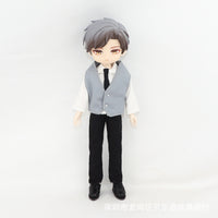 阿巳3.0西西里BJD修罗丸12分北冥8分小雷体西装马甲工厂自产批发