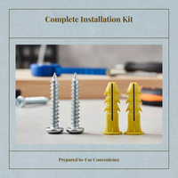 Automatic wall anchors for fast DIY