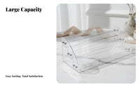 Tiered Eyeshadow Palette Rack Easy to Clean Makeup Organizer for Bathroom, Women