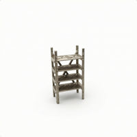 1/64 Scale Micro-Scene Prop Molded Miniature Furniture Model Painted Tabletop Display Model Compact for Hobby Builders, Collectors
