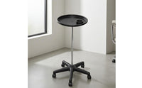 Rolling Salon Cart with Beverage Holder  Styling Station with Wheels Storage Surface Beauty Furniture