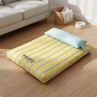 Pet Bed with Pillow Removable Cover Sofa Pet Bed Cushioned Support for Indoor