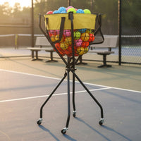 Pickleball Ball Trolley Wheeled Pickleball Collecting Trolley Portable