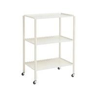 2-Tier Rolling mobile trolley With casters 2-Tier Utility mobile trolley space-efficient Size for Living Room
