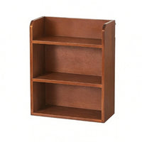 Tiered Wooden Shelf Multifunctional Stepped Display Riser Space-Saving