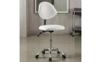 Rolling Salon Stool Padded Seat Swivel Stool Chair Oil Resistant Seating Furniture for Patient-Care, Beauty