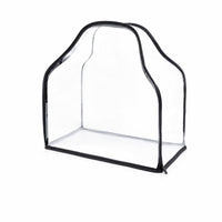 Handbag Storage Cover Clear Handbag Dust Bag with Zipper Dustproof for Shelf