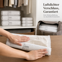 Taile Travel Hand-Roll Vacuum Compression Bags for Clothes and Luggage, No Pump Needed
