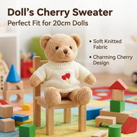 Build a Bear Clothes, 50cm Knitted Dolls Clothes Outfits, Standard Stuffed Animal Doll Accessories, Customizable Toy Bear Clothes for Imaginative Play