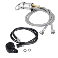 Salon Shampoo Basin Faucet Set with Hand Shower and Hose, Replacement Kit