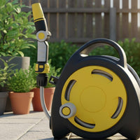 Garden Hose Reel Space Saving Portable Hose Reel Anti Kink for Car Wash