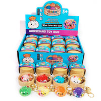 Simulated Char Siu Bao Toy with Keychain