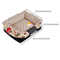 Calming Plush Pet Bed
Removable Cover
Warming Comfort
