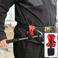 Single-Handed Operation Power Tool Belt Clip Heavy Duty Quick Release Tool Holder Portable Work Accessory for Electricians, Carpenters