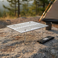 Foldable Ultralight Folding Table Compact Ultralight Backpacking Table Quick Setup No Tools Required for Backpackers, Campers, Hiking