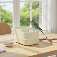 Parrot Interactive Training Stand Easy to Clean Bird Droppings Collection Tray