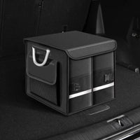 Trunk Storage Box Large Capacity Foldable Car Organizer Multi-Compartment