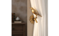 Curtain Drapery Holdback Bronze Bird Curtain Hook Elegant with Bird for Bedroom