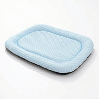 Pet Bed with Pillow Machine Washable Quilted Pet Pad Non-Slip Dog Mat with Pillow for Crate