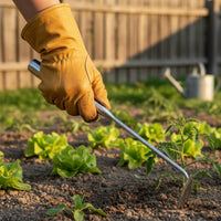 Manual Root Remover Tool Rust-Proof Stainless Steel Weeding Fork Wear-Resistant
