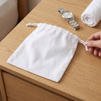 Luxury Suede Drawstring Dust Bag for Underwear & Clothing Storage