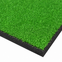 FOAM Golf Practice Mat 1m x 1.25m High-Durability Artificial Turf Golf Training Tool For Home Garden Indoor Outdoor Non-Slip