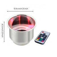 Drain Cup Holder 12V Recessed Cup Holder Round for on Boats