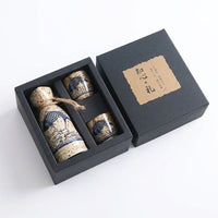 Japanese Ceramic Sake Set, Minimalist Style