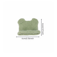 OB11 Doll Hat Knit Cap Soft Winter Headwear for Hobbyists