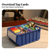 Multi-Compartment Utility Box Divided Compartments Parts Organizer for Hobbyists