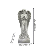 Praying Angel Statue Serene Angel Garden Statue Elegant for Gardeners