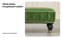 Upholstered Single Sofa Retro Aesthetic Accent Chair High spine for Hotel Owners
