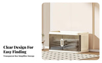 foldable Storage Cabinet Large Capacity foldable Wheeled Box for Dorm Room