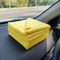 40x40cm Microfibre Cloth for Car Polishing, Plush 300GSM Cleaning Cloths, High Absorbency for Wax and Crystal Coating Use