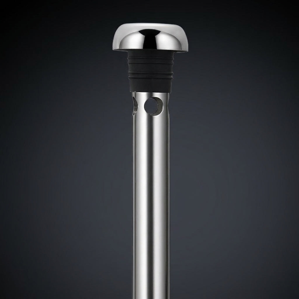 Home Bar Stainless Steel Beer Chiller for Gifts Men, Food Grade 304 Stainless Steel Reusable Ice, Mirror Finish Bar Accessory, Single Stick Pack