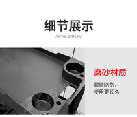 汽车美容工具车修理厂洗车贴膜店多功能平推车清洁移动置物手推车 三层加厚款工具车+2个热风枪挂钩