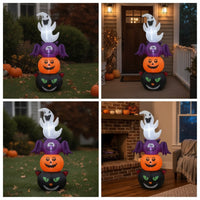 Inflatable Stack Stacked Inflate Ghost Yard Ghost Decoration Tall for Porch