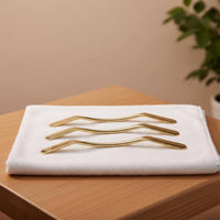 Brass Gua Sha Stick Easy to Hold Brass Scraping Rod Lymphatic Drainage for Spa