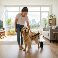Rear Leg Dog Wheelchair Rehabilitation Use Hind Leg Mobility Chair Foldable