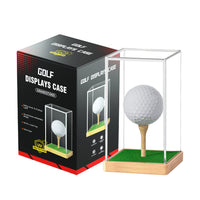 跨境透明亚克力高尔夫球展示盒 高级防尘Golf ball display box