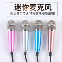 Mini Karaoke Microphone Headset for Mobile Phones
