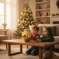 Christmas Ball Ornaments Spherical Christmas Tree Ball Baubles Sparkling Sturdy for Window Displays, Mantel