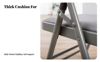Foldable Design Iyengar Mind-Body Chair Anti-Slip Feet Mind-Body Auxiliary Chair Sturdy Construction Stretching Assistance Stool Heavy-Duty Frame for Beginners, Seniors, Home Gym